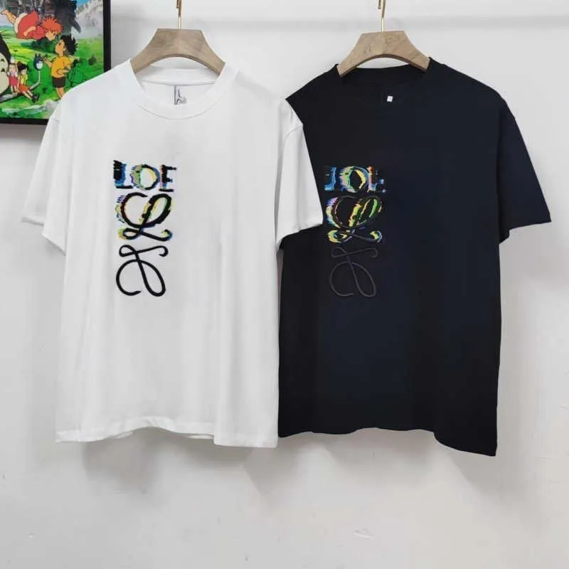 Maglietta da uomo 23ss da uomo Summer New Man Tees Tees Gradient Grapidery Designer Graphic Tee Shirt Maglie