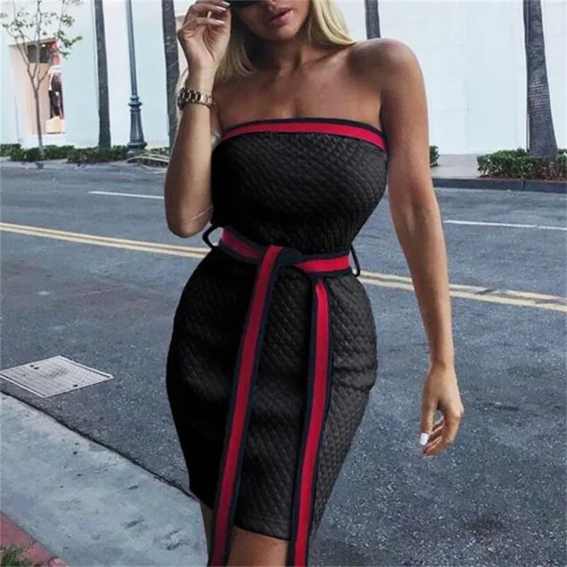 2023 Striped Tank Mini Dress Sexy & Slimming Casual Jumpsuit With