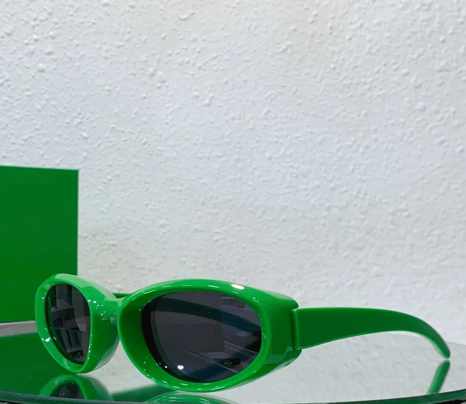 Owalne okulary przeciwsłoneczne zielone/czarne soczewki kobiety mężczyźni vintage słoneczne gafas de sol projektant okularów przeciwsłonecznych Occhialia da sole uv400 ochrona okularów