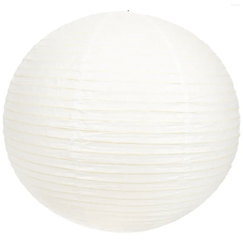 Minimalist Paper Lampshade for Table Lamps White Hanging Lantern Style Ceiling Light Shade Home Decor Replacement Accessory