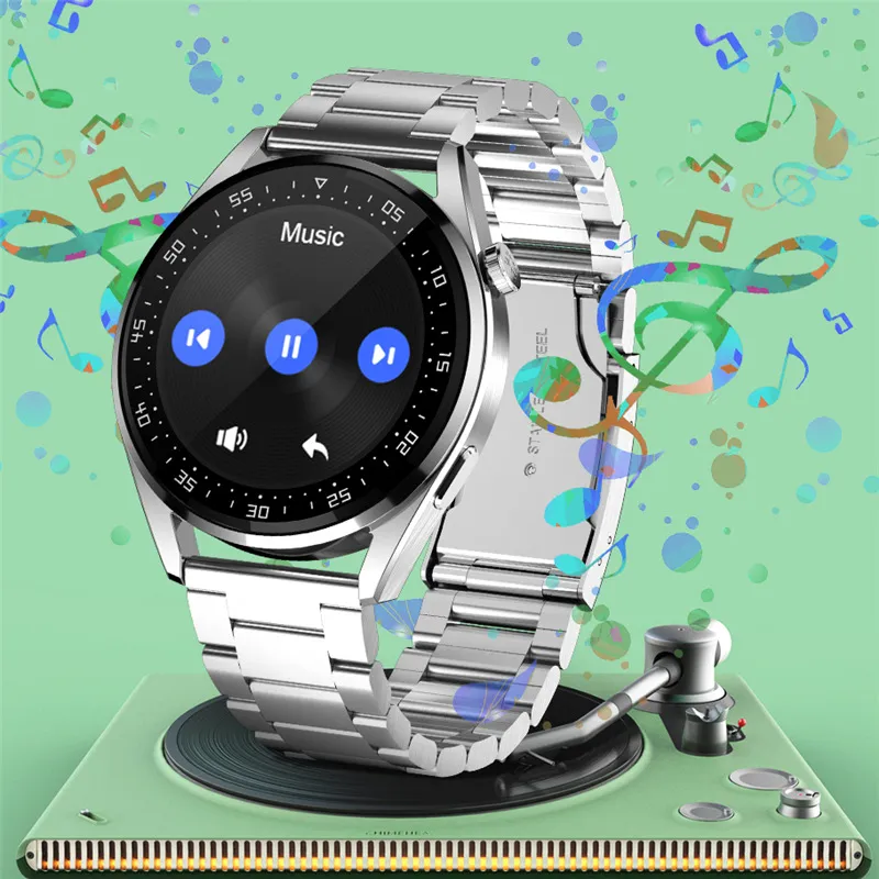 SmartWatch 2024 GPS Tracker Bluetooth Music Control