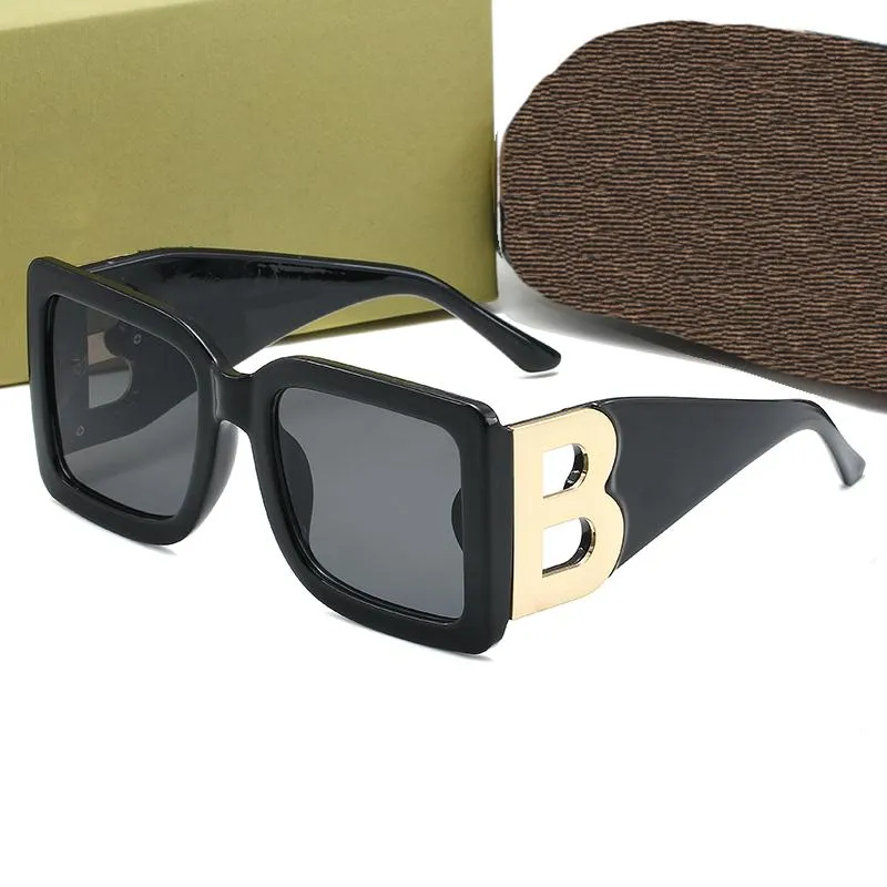 Designer Sunglass Shades Fashion Classic Sunglasses With Letters Sun glass Designed To Reduce Glare 6 Colors Available