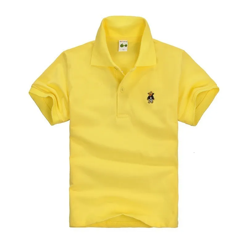 Polo's 23 stijl Kinderen Polo Shirts Kinderen Shirts Strepen Kinderen Gift Kleding Katoen Meisjes Jongens Polo Shirts Korte Mouw Kids Outfits 230629