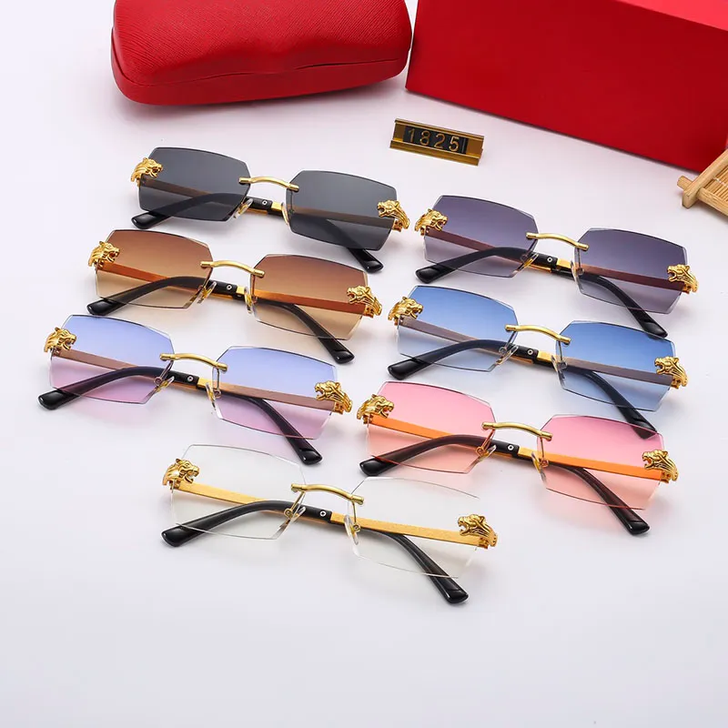 Óculos de sol masculinos de praia de luxo moda feminina óculos de sol de designer óculos de sol quadrado C óculos de negócios para condução de vidro casual com caixa 236195C