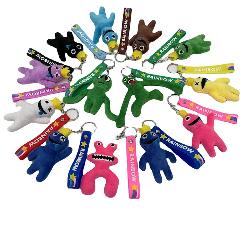 10 cm Roblox Regenboog Vriend knuffel PVC hanger cartoon spel karakter pop Kawaii blauw monster zacht knuffeldier speelgoed kinderen fans