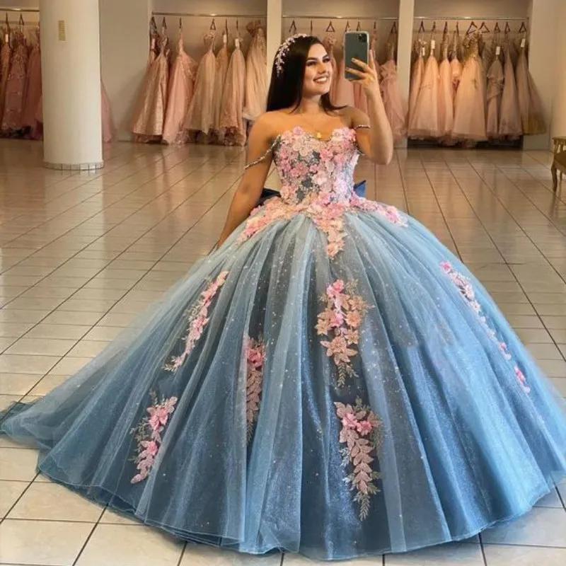 Dusty Purple Long Tulle Prom Dress with Big Bow Off Shoulder - $128.9808  #MX16105 - SheProm.com