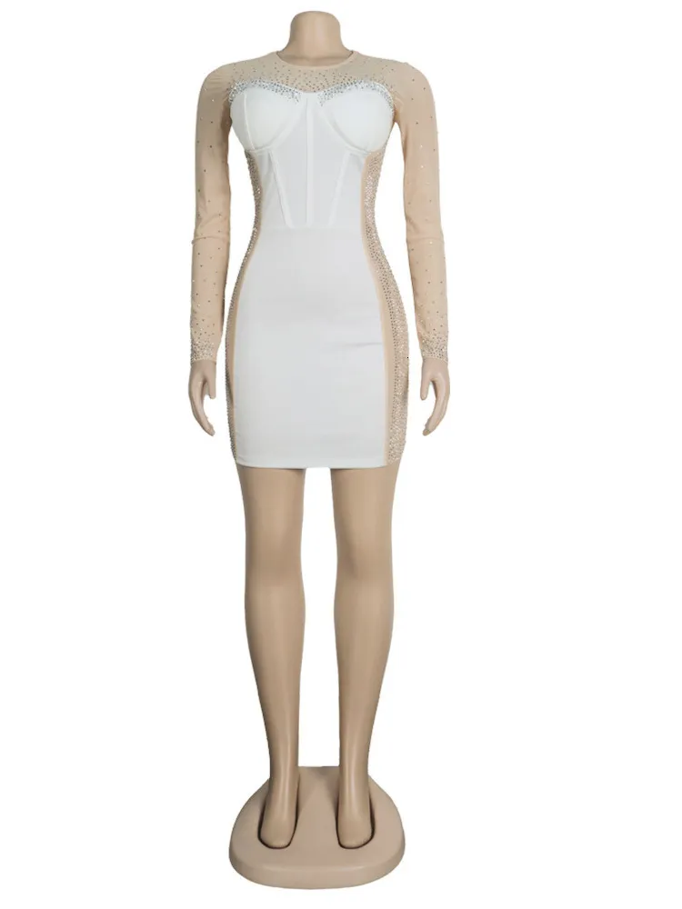 Urban Sexy Dresses Beyprern Chic Mesh Insert Crystal... From Luo03, $19.57  | DHgate.Com