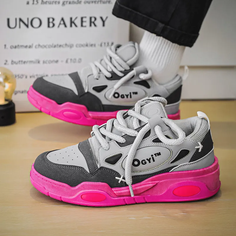 Dress Shoes Fashion Men s Casual Sneakers Streetwear Hip Hop Shoes Men Platform Sneakers Luxury Designer Men Trainer zapatos hombre 230630