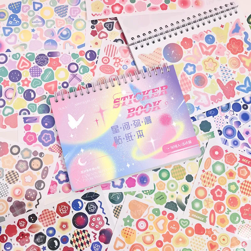 ブロマイド　7枚 DHgate.com:50 Sheets Kawaii Stickers, Non-Repeated Decor