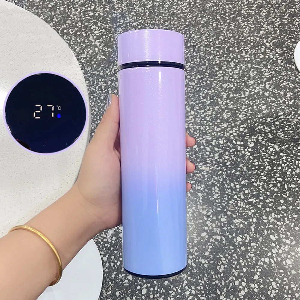 500ML Smart Mini Thermos Water Bottle