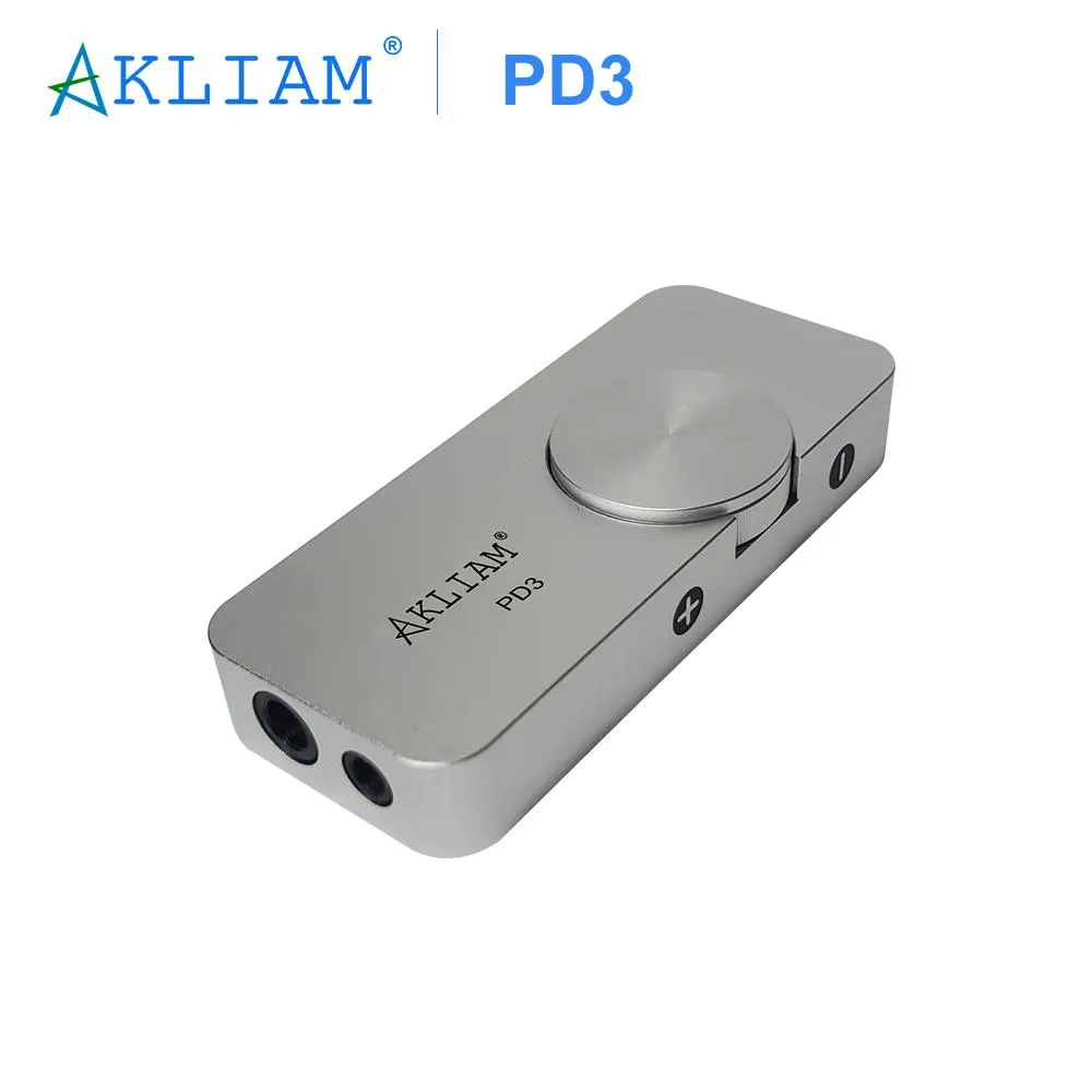 Anschlüsse AKLIAM PD3 Dual CS43131 Tragbarer USB DAC Typ C / Lipping auf 2,5 mm Balance 3,5 mm Stereo -Kopfhörerverstärker