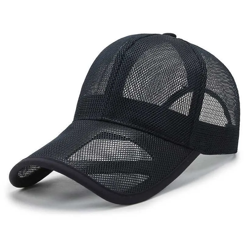 Summer Full Mesh Net Baseball Cap For Men And Women Quick Dry Running Hat  With Adjustable Snapback Fishing Hat R230630 From Us_georgia, $6.81