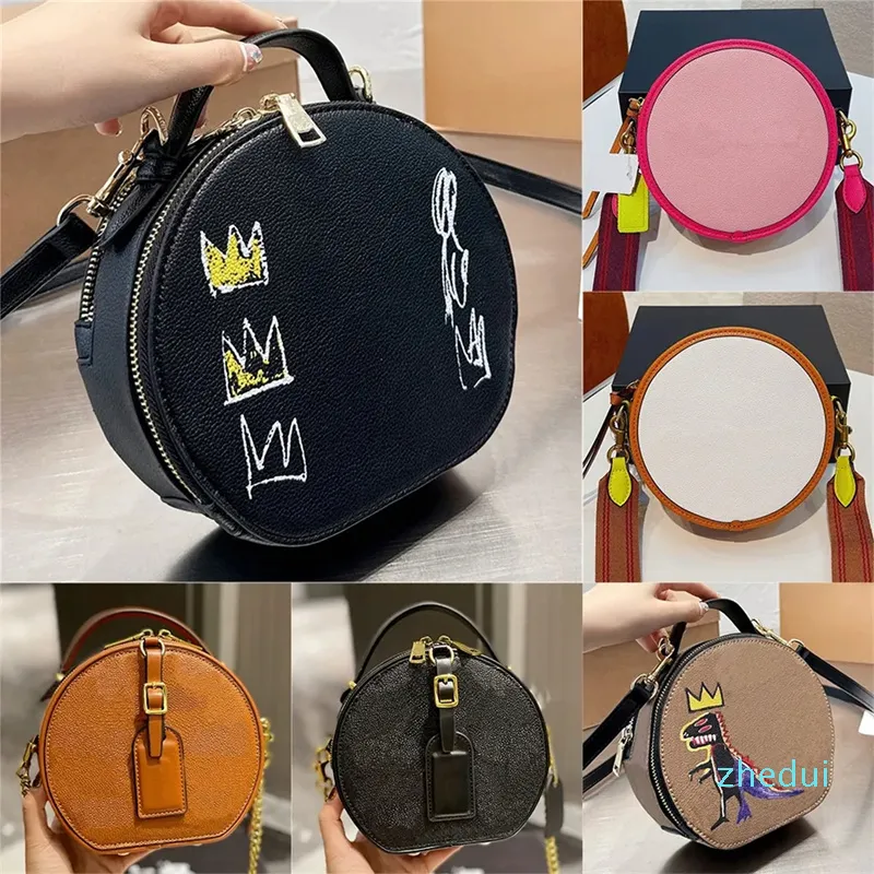 2023-Canteen Umhängetaschen aus Block-Signatur-Canvas, Designer-Handtasche aus glattem Leder, Stoff-Tragetasche, Damen-Umhängetasche mit Doppelreißverschluss und Geldbörsen