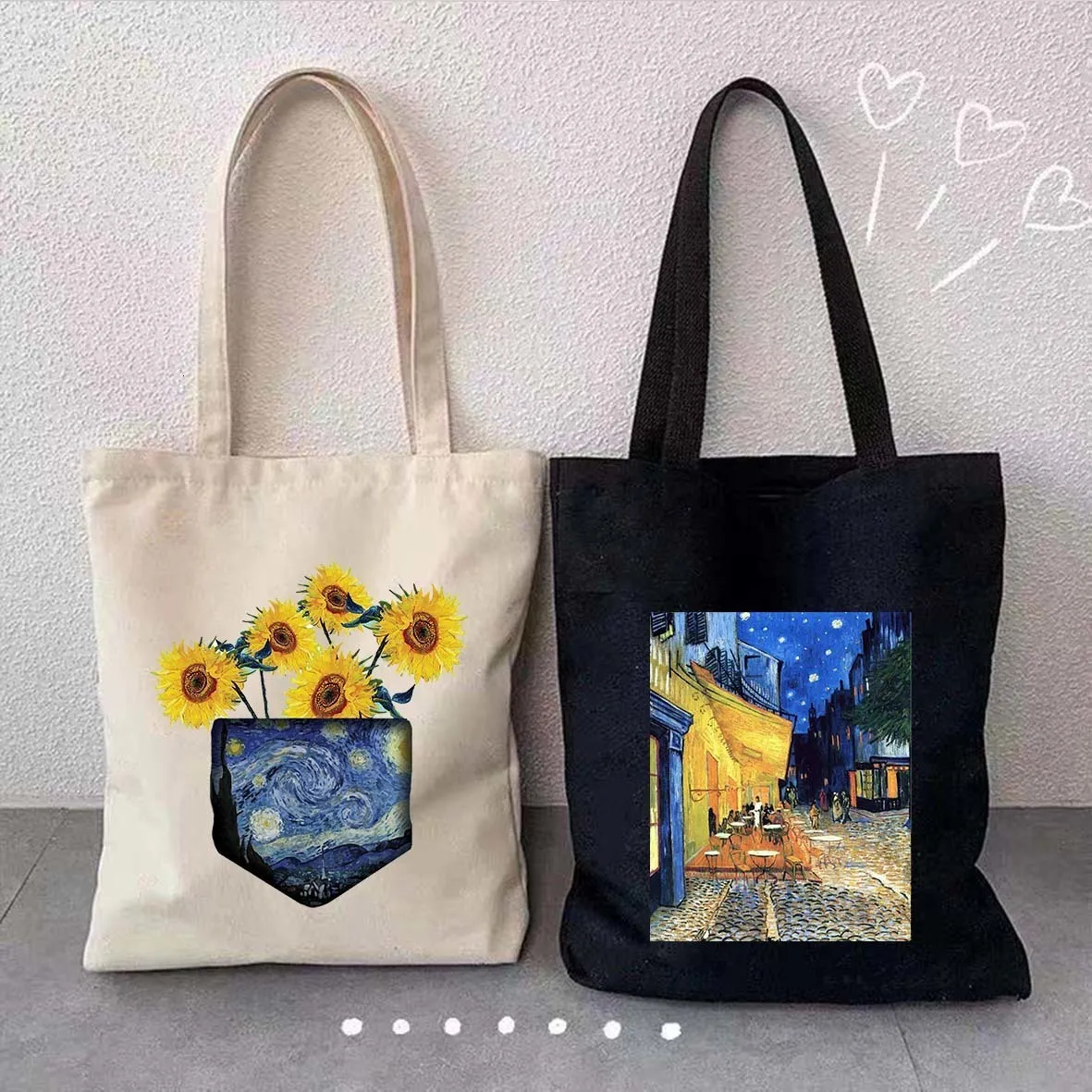 Borse Di Tela Colorate All Uncinetto Borse Di Tela Da Decorare