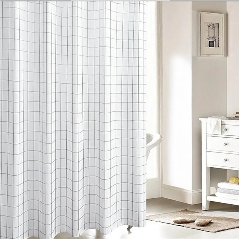 Breien nieuwe mode peva waterdicht duurzaam meelduw douchegordijn badkamer gordijn met haken douchegordijnen voor badkamer modern deco