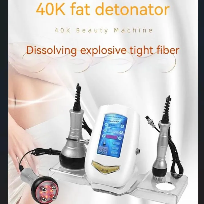 Máquina de emagrecimento gordura EMS massageador de corpo inteiro cavitação ultra-sônica máquina de perda de peso anti celulite gordura infravermelho elétrico 3 em 1 40K Fat Blaster Beauty Equipment