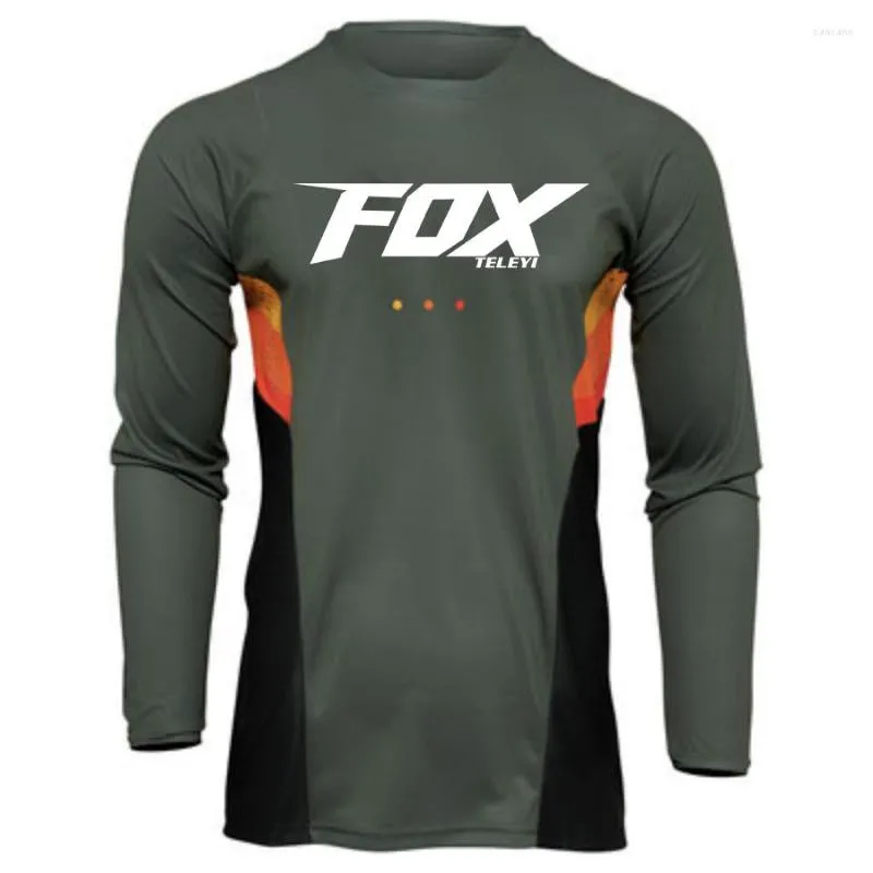 Motor Shirt Long Sleeve For Men Dry Fit Cycling Bike Jersey Bikers Motorcycle Full Set 27168 I3729861972