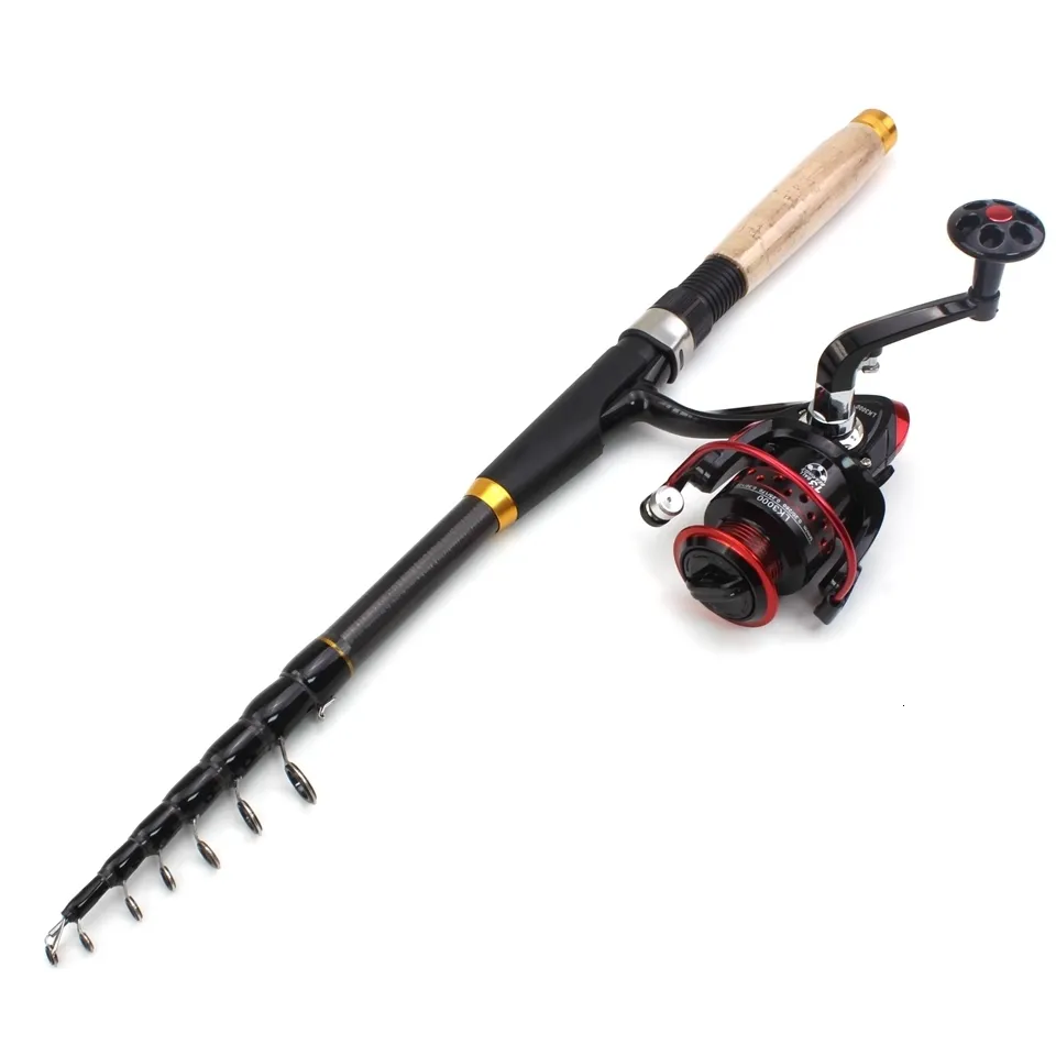 Carbon Fiber Telescopic Fishing Rods 1.8 3.0m Multifunction Set With Spinner  Reels For Boat Fishing And Spinning From Nan09, $23.32