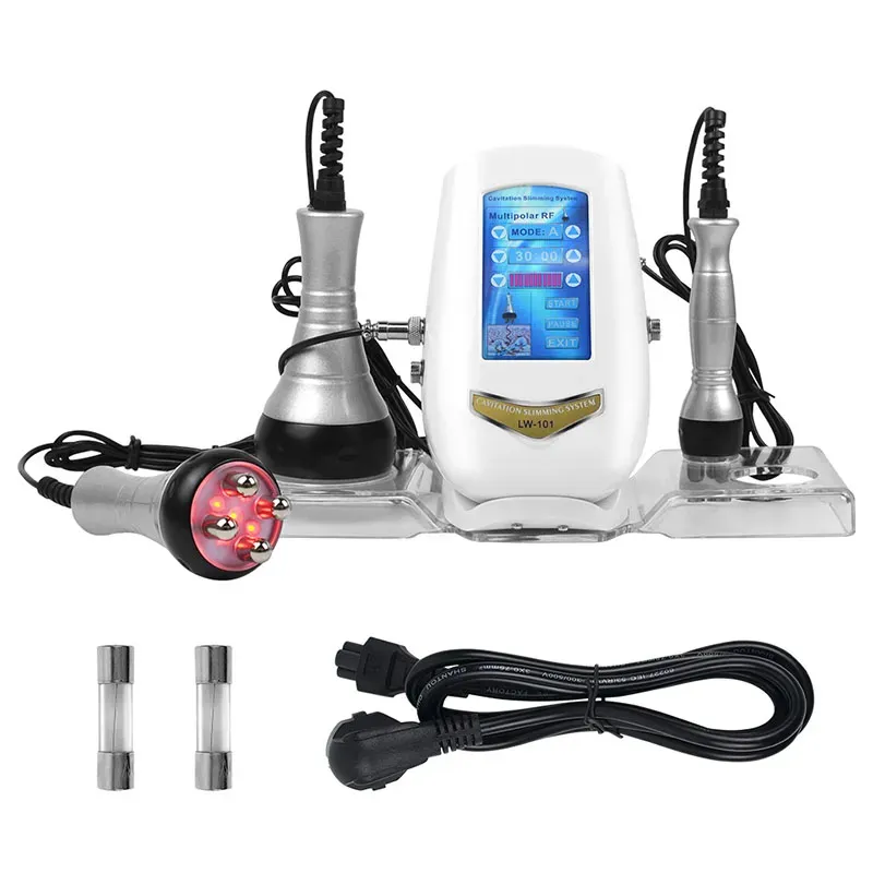 3 en 1 40K Fat Blasterequipment Fat Reducer RF Ultrasonic Home Perte de poids Façonner le corps Minceur Instrument Appareil de beauté Puissante perte de graisse Minceur Plasticité