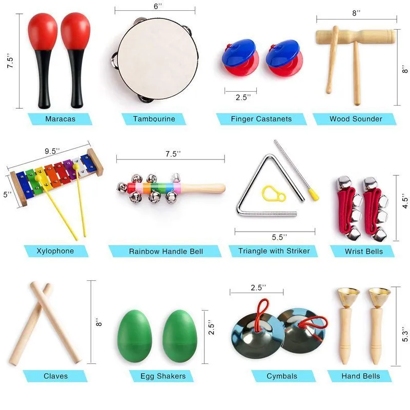 8 Scales Xylophone Kids Musical Instrument for Kids and Adult Band Beginner