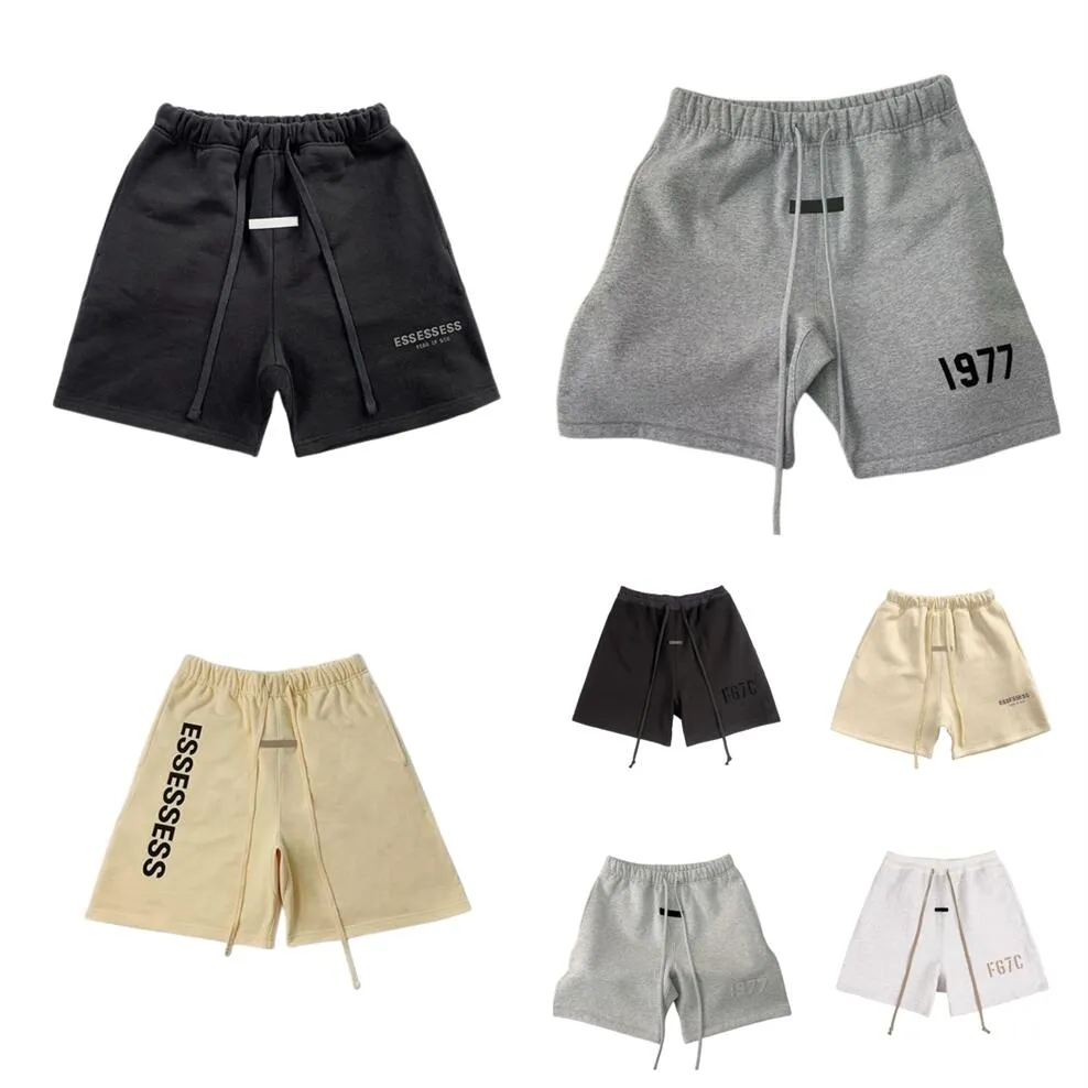 Projektant Essence Shorts Męskie spodenki Sport Fashion Street Shorts Męskie dresowe spodnie luźne szorty sznurkowe