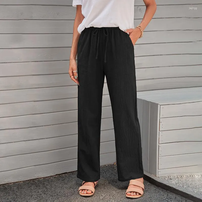 Wide leg three quarter trousers cheap