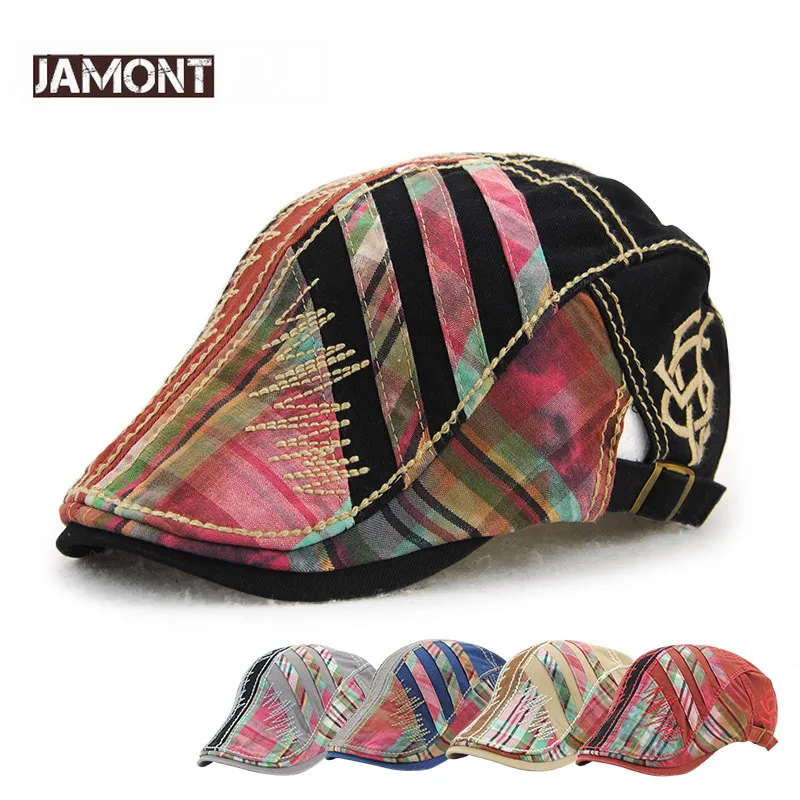 JAMONT nouveau chapeau hommes béret hommes femmes casquettes à visière Ivy casquette Golf conduite soleil plat chauffeur gavroche chapeau unisexe chapeaux