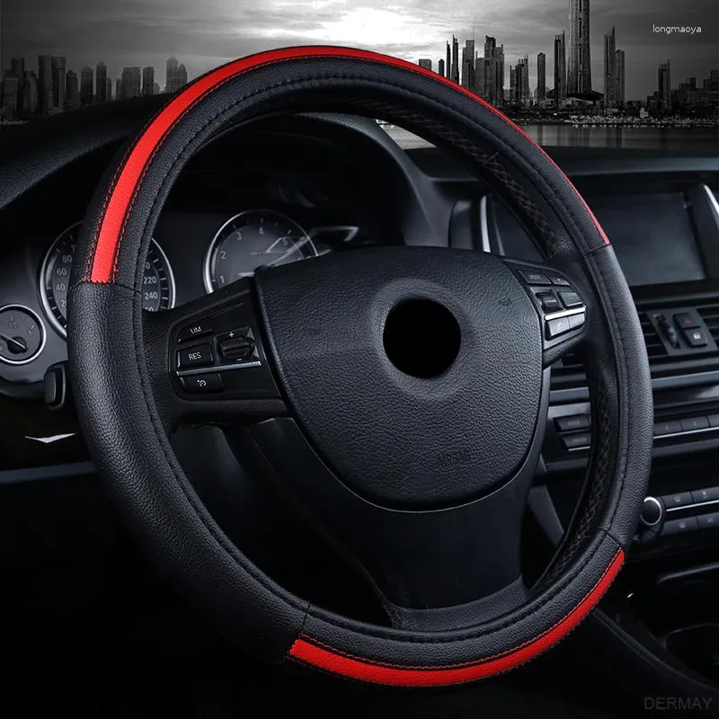 Rattet täcker Dermay Cover Sport Style Anti-Slip för Lada Granta Vesta Priora 2 2114 2107 Bilstyling Auto-tillbehör