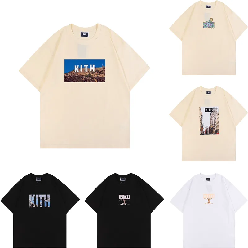 Designer Kith magliette Tom Jerry maglietta Designers Uomo top donna casual maniche corte SESAME STREET Tee vintage moda vestiti tees outwear pantaloncini uomo US Size