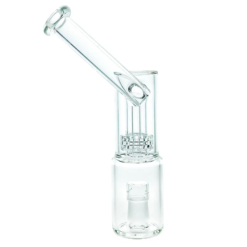 Bong vapexhale Hydra tubo filtro transparente tubo de água 18mm mãe bongo de vidro, com 1 gaiola perc para evaporador, GB314