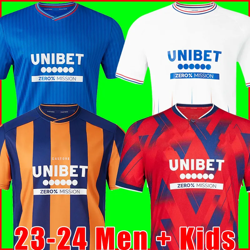 23 24 Rangers Soccer Jerseys 2023 2024 Glasgow COLAK ROOFE LUNDSTRAM