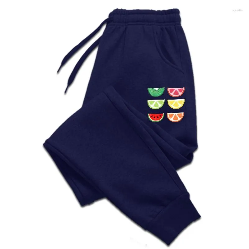 Men's Pants Pants's Men Trousers Lemon Watermelon Pattern Coldness Fun Fruit Col