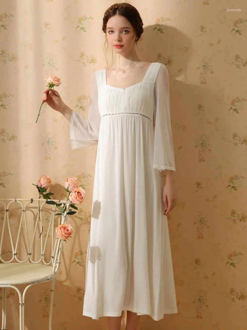 Pigiami Da Donna Da Donna Sexy Fata Principessa Camicia Da Notte Camicia Da Notte Pigiama In Pizzo A Maniche Lunghe Con Pettorali In Rete Modale Vittoriano Homewear 2 888 DHgate