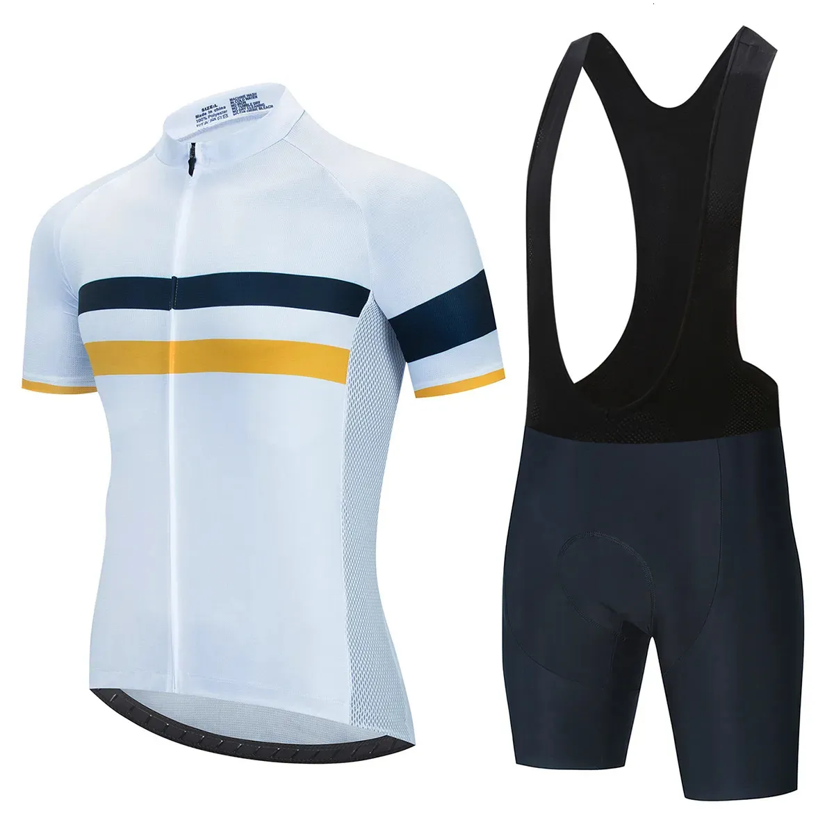 Ensembles de maillots de cyclisme 2023 Ensemble d'été à manches courtes pour hommes Maillot Raphaful 19D Cuissard Vêtements de vélo Vêtements de sport Chemise Vêtements Costume 230928