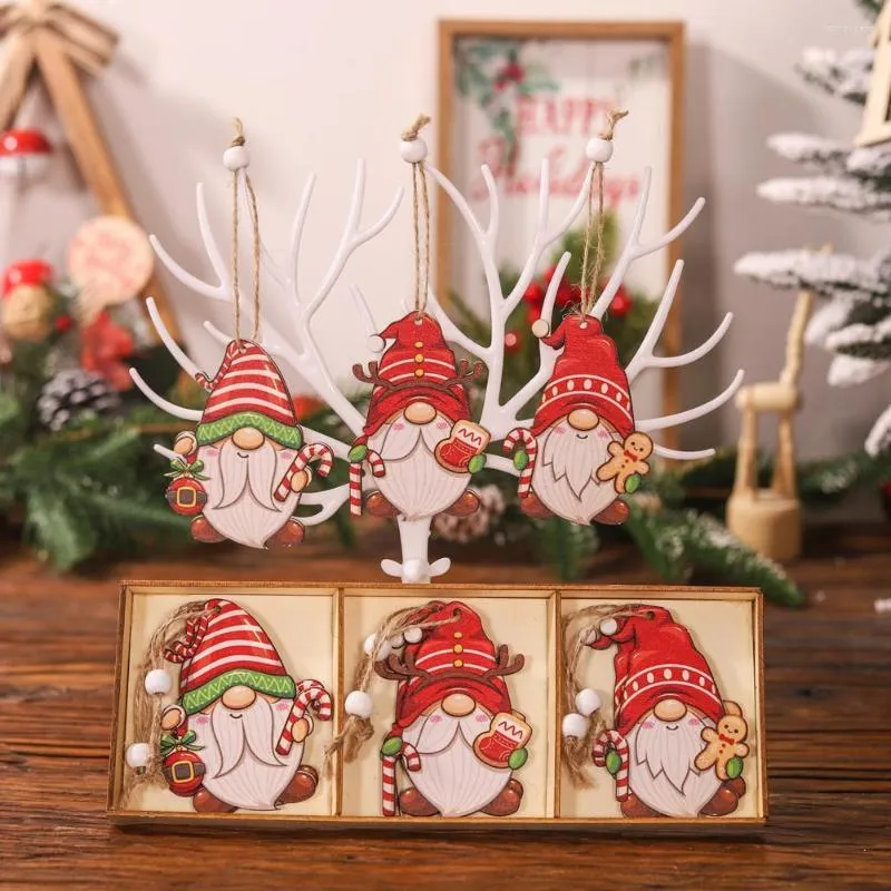 Weihnachtsdekorationen, Wohnheimzimmerdekoration, Zwerg-Anhänger, festliche hängende Ornamente, gesichtslose Cartoon-Designs für Baum