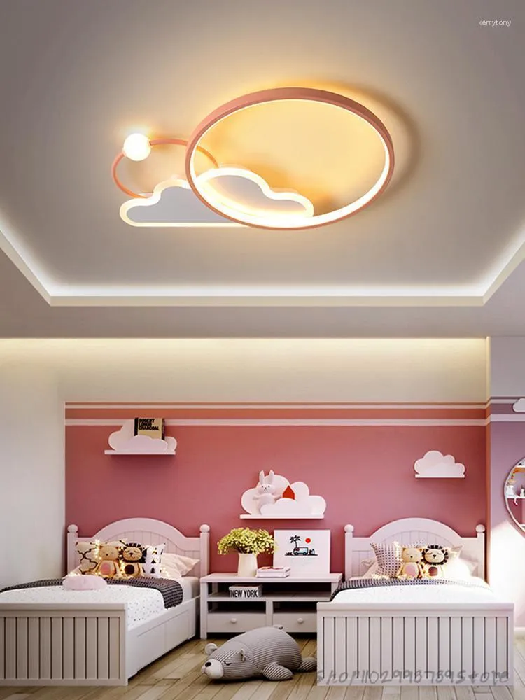 Lampadari Moderni Plafoniera a LED per la cameretta dei bambini Apparecchi di illuminazione Nursery Kids Baby Boy Girl Camera da letto Cartoon Smart