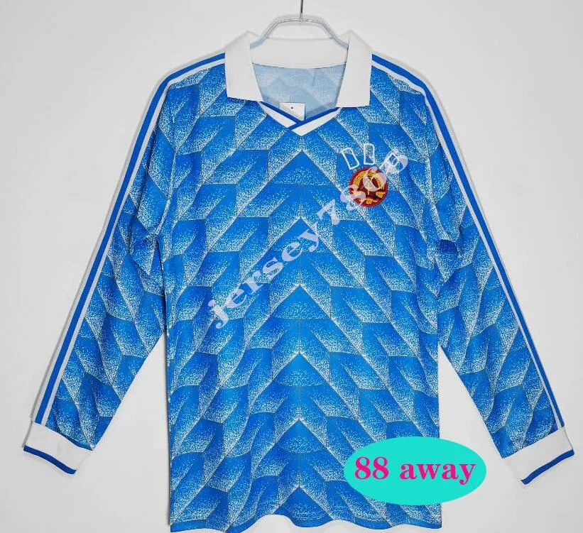 1988 1990 DDR Oberliga Camiseta De Fútbol Retro 88 90 EAST GerMan