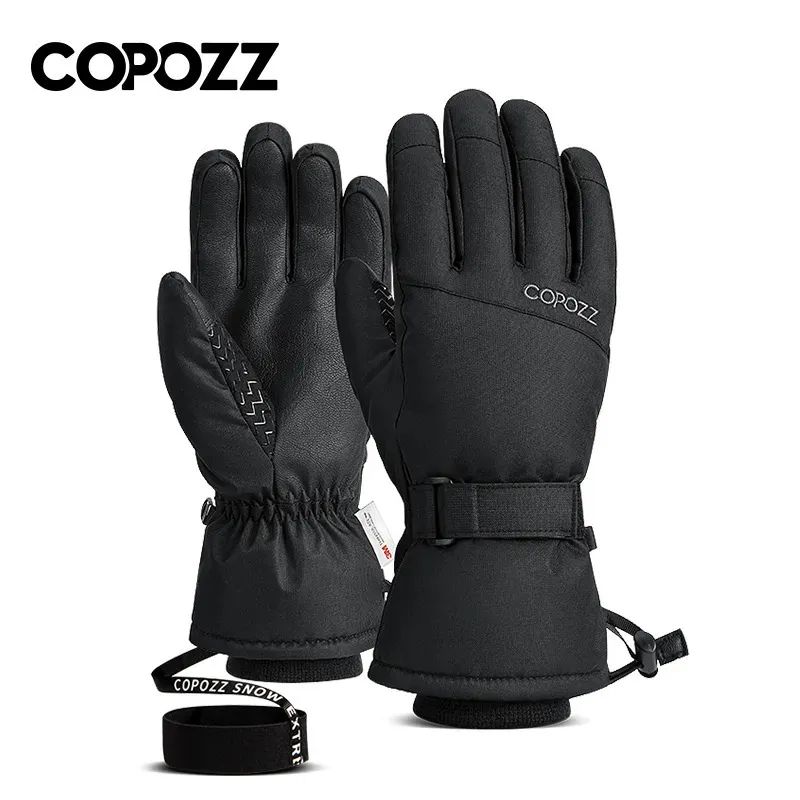 Five Fingers Gloves COPOZZ Men Women Ski Ultralight Waterproof Winter Warm Snowboard Motorcycle Riding Snow Windproof 230928