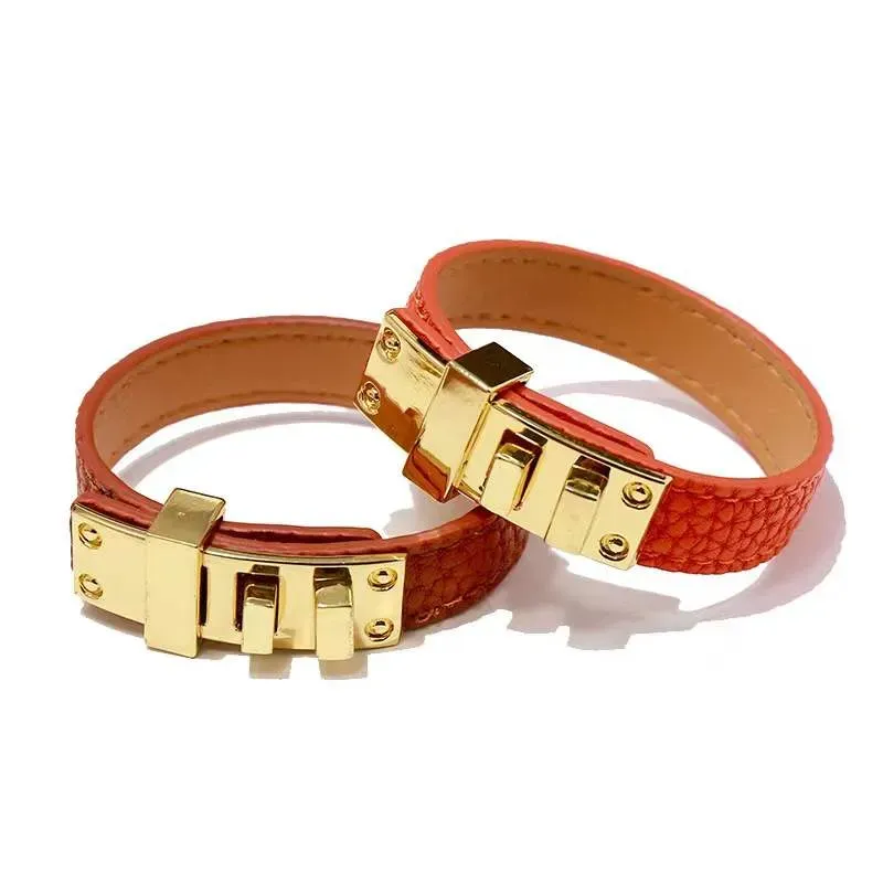 Designer leather bracelets clearance women's