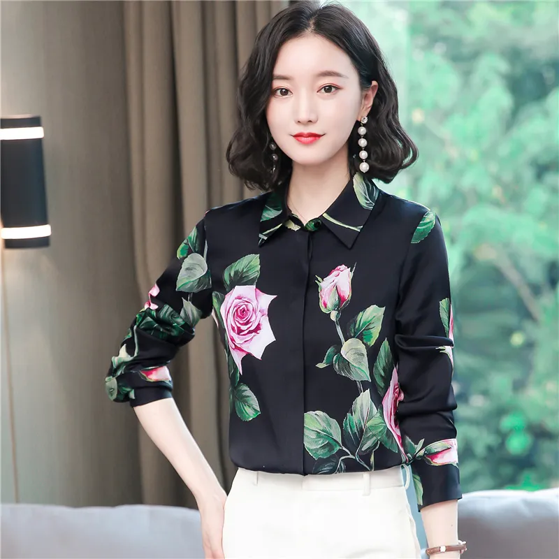 Ladies dressy black blouses cheap