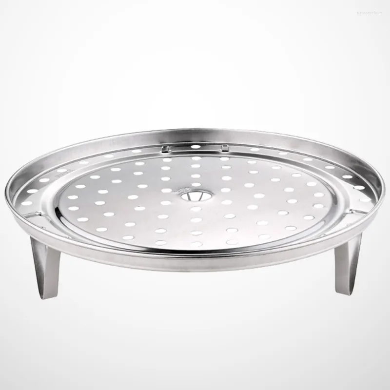 Double chaudière ronde, support de cuisson à la vapeur, plaque de cuisson à la vapeur, cuiseur à vapeur pour légumes, chignon farci à la vapeur pour la cuisson