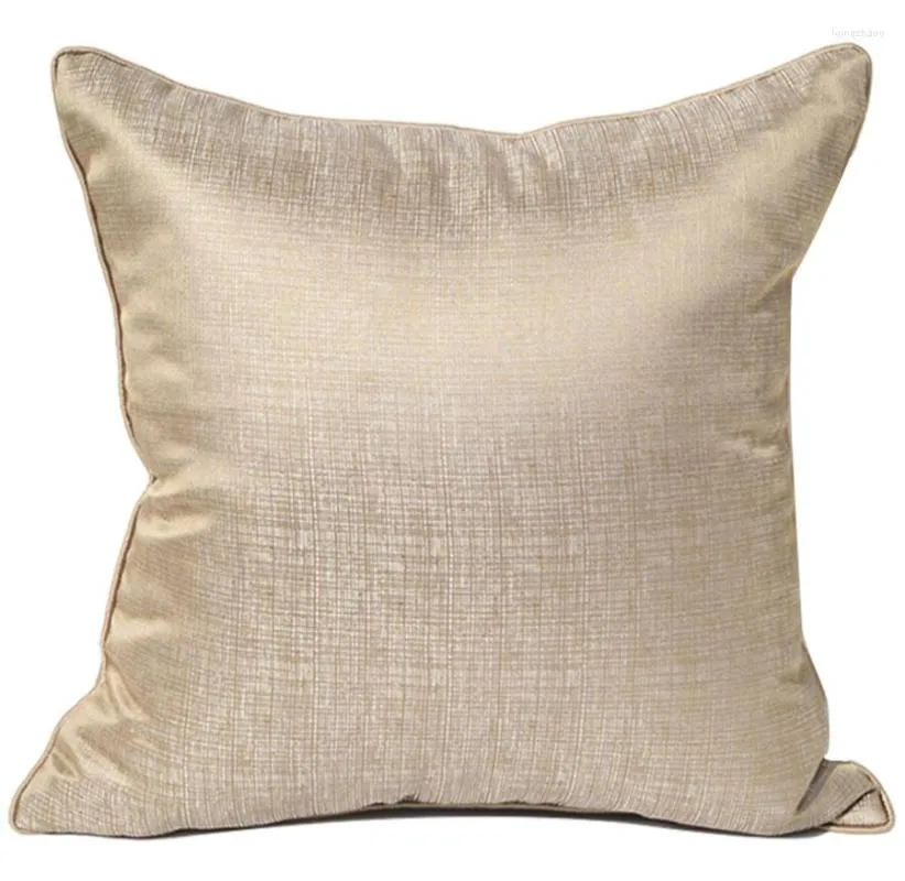 Travesseiro moda elegante abstrato bege marrom decorativo travesseiro/almofadas caso 45 50 capa moderna europeia decoração de casa