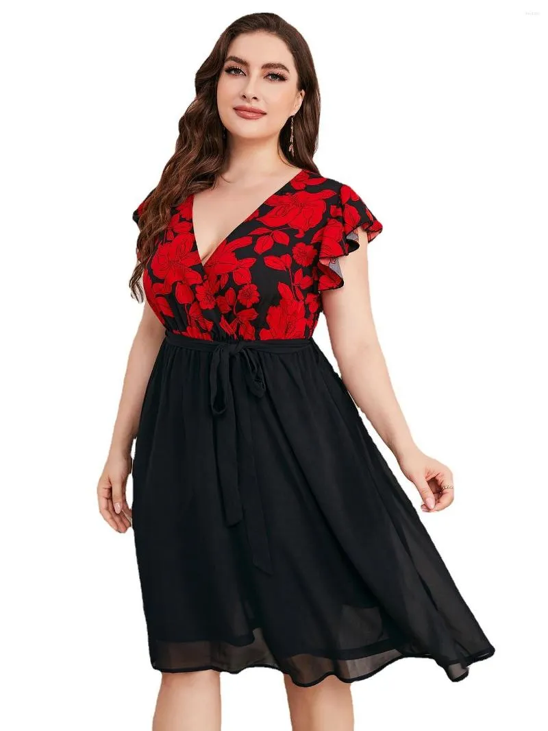 Plus size vestidos de noite vestido festa elegante baile grande casamento verão para as mulheres 2024 gordinho grande sexy