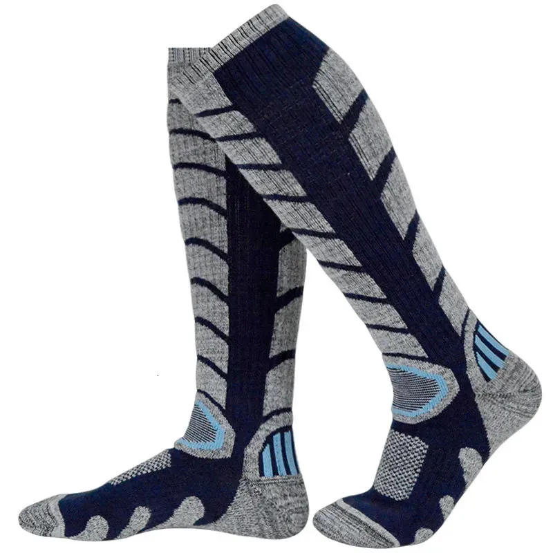 Chaussettes de sport Brothock Bas de ski unisexe Chaussettes de sport en plein air Garder au chaud Laine plus épaisse Chaussettes de neige de randonnée Automne et hiver Séchage rapide 230928