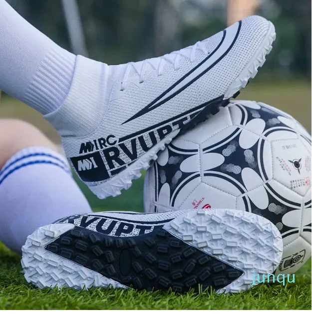 رجال أطفال كرة القدم Turf Soccer Shoes Boy Cleats Training Sport Sneakers Mens Drop 230721