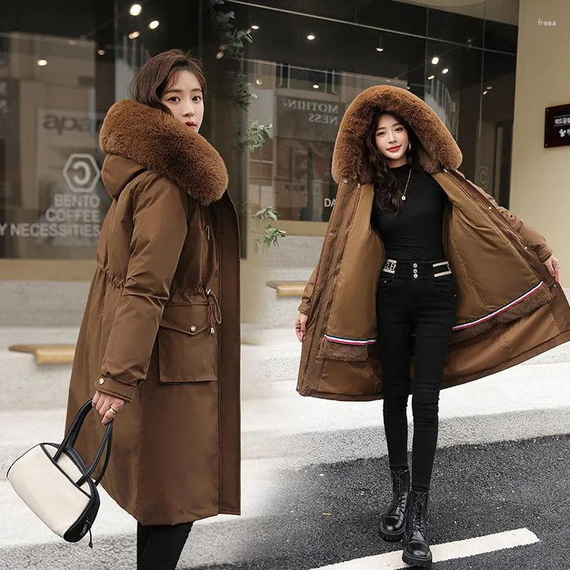 2023 Womens Winter Winter Trench Coat Womens With Wool Liner