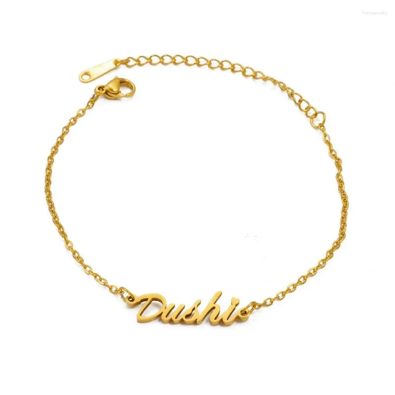 Anklets Anniyo 16 cm/21 cm Curacao Dushi Anklet Stal nierdzewna biżuteria dla kobiet dziewczęta #324521