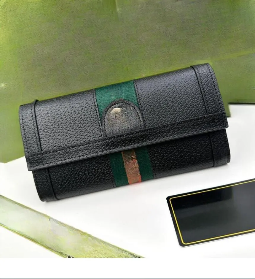 HAUTE QUALITÉ classique enveloppe portefeuille femmes longs portefeuilles designers fleur sac à main mode moraillon porte-monnaie femme porte-carte pochettes