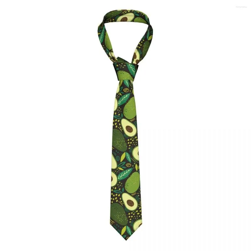 Bow Ties Avocado Flower Floral Unisex stropdas MKINNY POLYESTER 8 CM Classic Fruit Neck For Mens Daily Wear Cravat Party