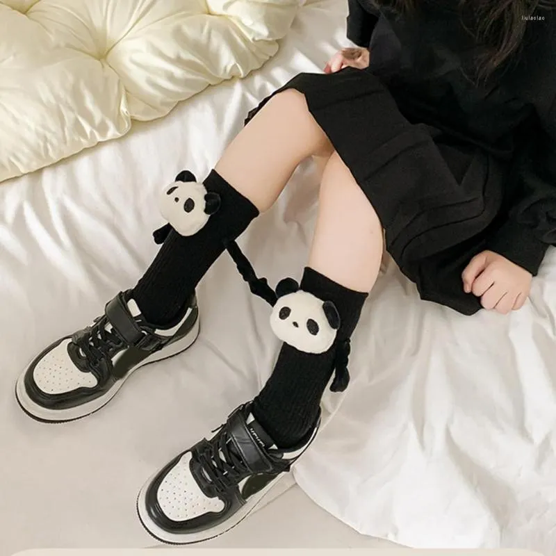 Chaussettes Pour Hommes Mignon Panda/Lion Tenant La Main Magnétique Doux  Élastique Solide Mi Tube Hiver Enfant En Bas Âge Coton Chaud Pour Garçons  Filles Da 7,66 €